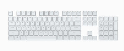 CORSAIR PBT Double-shot Pro Keycaps - Arctic White - Keyboard