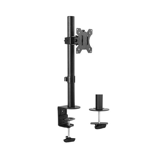 Brateck Single Screen Monitor Stand Economical Articulating Steel Monitor Arm Fit Most 13"-32" LCD monitors, Up to 8kg per screen