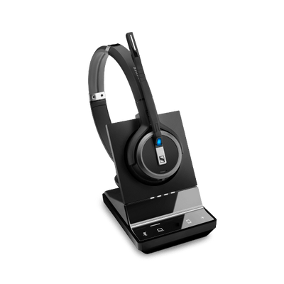 SENNHEISER | Sennheiser Impact SDW 5034 DECT Wireless Office Monoaural Headset w/ base station, for PC & Mobile, Included BTD 800 Dongle