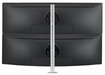 Atdec AWMS-2-LTH75 - Dual Monitor Mount, Curved Monitors, Heavy &amp Large Displays, All-In-One PCs, Vesa 75 x 75, 100 x 100, Weight up to 14KG.