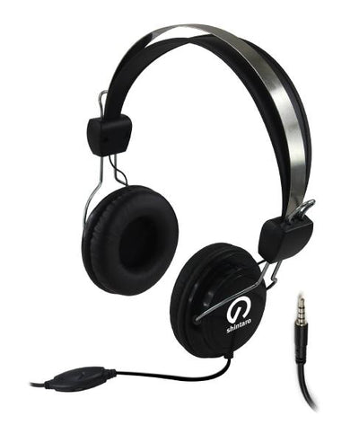 Shintaro Stereo Headset With Inline Microphone Single Combo 3.5mm Jack