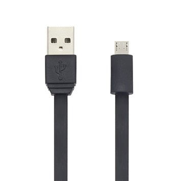 MOKI Flat Micro-USB SynCharge Cable 90cm