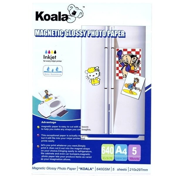 AUSTiC 640gsm Magnetic A4 Glossy Paper 5 Sheets