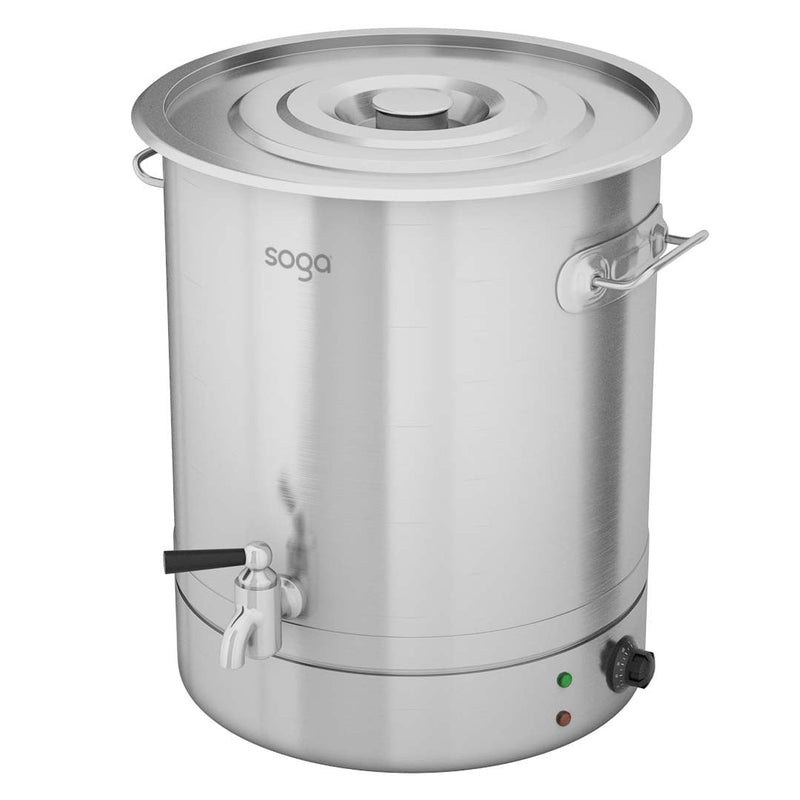 SOGA 25L Stainless Steel URN Commercial Water Boiler  2200W