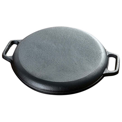 SOGA Cast Iron 30cm Frying Pan Skillet Coating Steak Sizzle Platter
