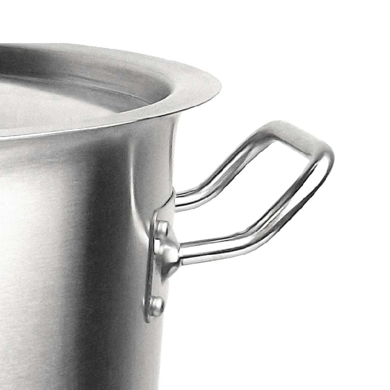 SOGA Stock Pot 14L 23L Top Grade Thick Stainless Steel Stockpot 18/10