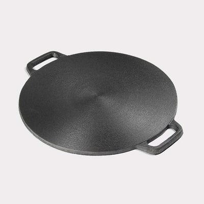 SOGA 2X Cast Iron Induction Crepes Pan Baking Cookie Pancake Pizza Bakeware