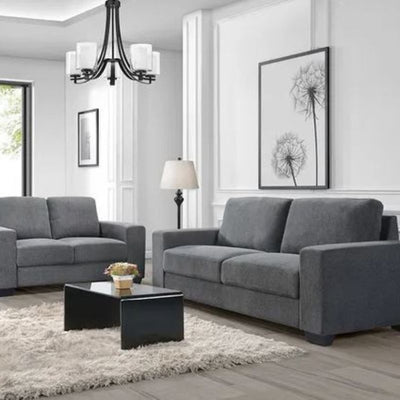 Brooks 3 Seater Fabric Sofa Elephant Grey