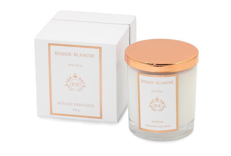 BOUGIE BLANCHE ROSE D&