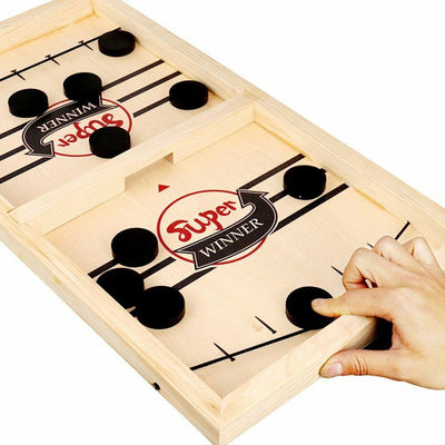 Fast Sling Puck Paced SlingPuck Winner Board Game Family Party Toys Chess Set