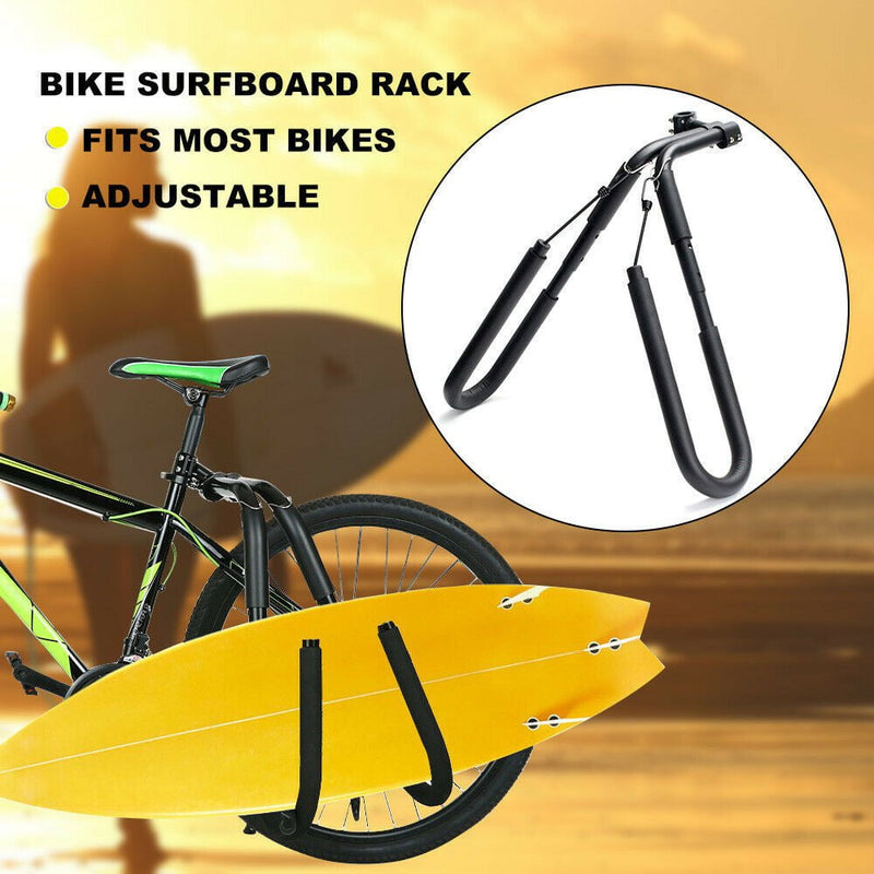 Surfboard Bicycles Carrier Rack Bike Skimboard New Side Kiteboard Holder