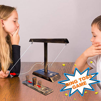 Hook and Ring Toss Battle Bars Game Quick-paced Interactive Game For Family