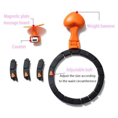 Portable Smart Spinning Hula Hoop Detachable Lose Weight Exercise Fitness