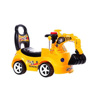 Kid Excavator Ride On Digger Toy Children Pretend Play Bulldozer Loader Car Gift