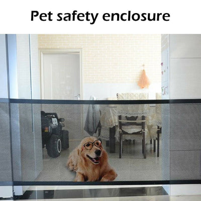 180x72cm Pet Cats Dog Baby Safety Gate Mesh Fence Guard Dogs Puppy Enclosure Stair Mesh