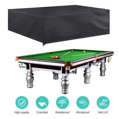 8FT Outdoor Pool Snooker Billiard Table Cover Polyester Waterproof Dust Cap