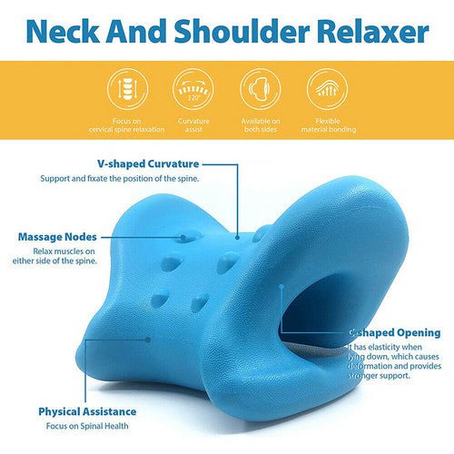 Neck Traction Pillow Neck Stretcher Original Cloud Shape Cervical Pain Relief