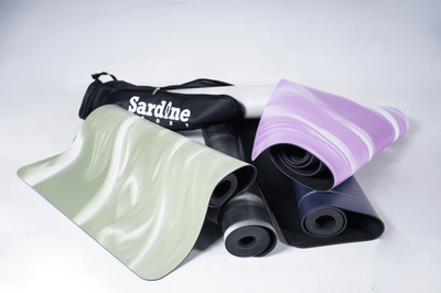 Sardine Sport Natural Rubber Yoga Mat, Extra 4.5mm, Thick & Large Mat, High-Density, Anti-Tear Purple (L1830* W680* H4.5mm)