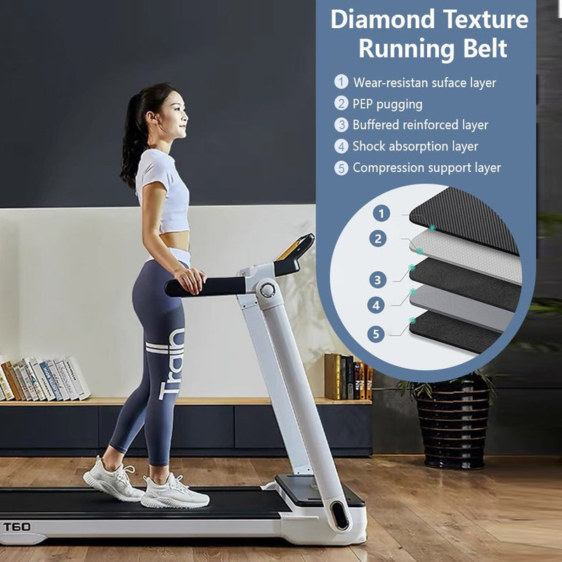 Sardine Sport T60 Pro Luxury Foldable Treadmill Android Home Gym Cardio Running Machine