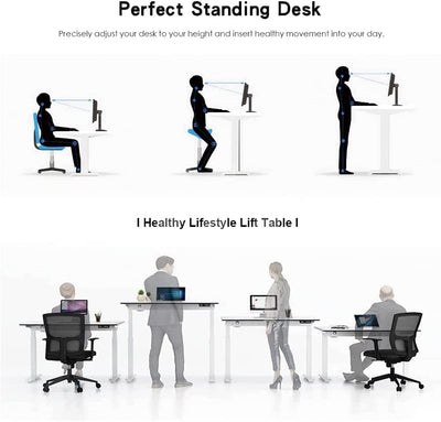 Sardine sport C2 WalkingPad WITH Electric Standing Desk (Oak desk + Grey walkingpad)
