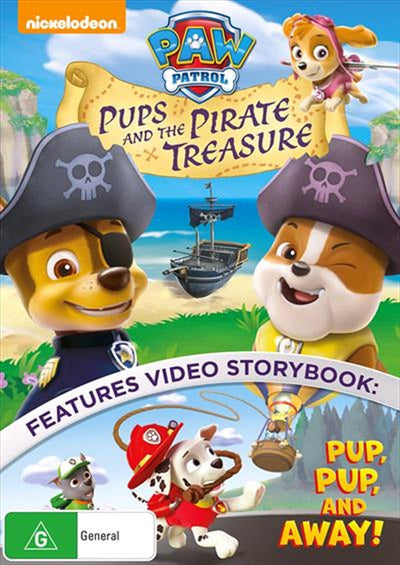Paw Patrol - Pups And The Pirate Treasure DVD