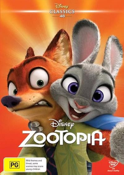 Zootopia DVD