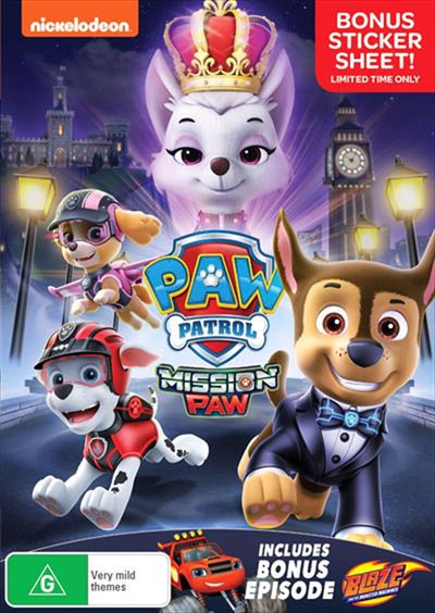 Paw Patrol - Mission Paw DVD