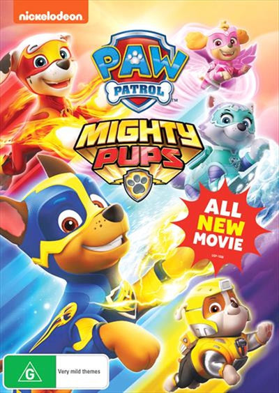 Paw Patrol - Mighty Pups DVD