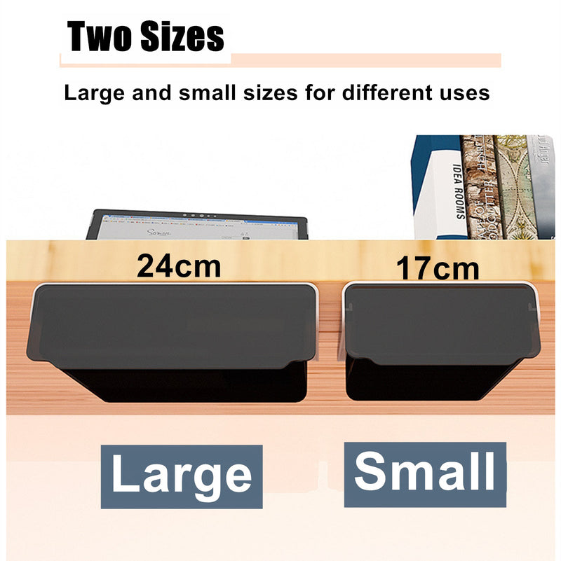Under Desk Drawer Slide-out Large Office Organizers and Storage Drawers - Small Black