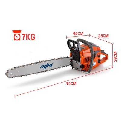 MTM Chainsaw Petrol Commercial 20 Bar E-Start Tree Pruning Chain Saw HP