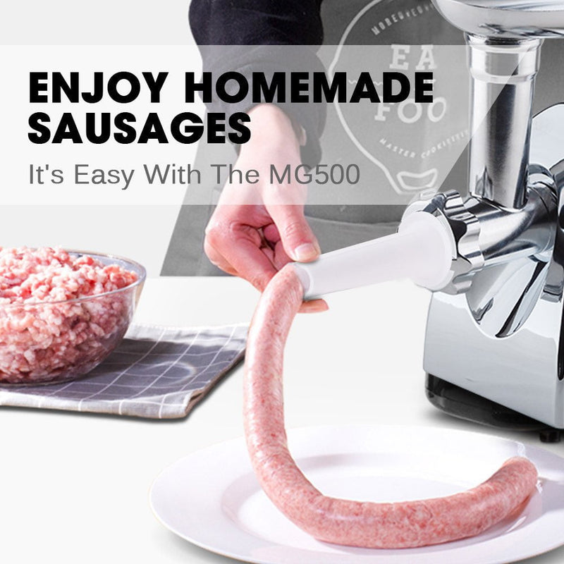 EuroChef 2800W Electric Meat Grinder Mincer Sausage Filler Kibbe Maker Stuffer Kitchen