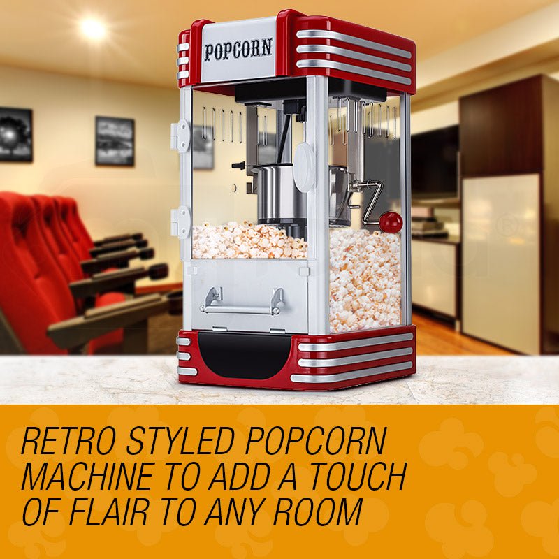 EuroChef Popcorn Machine - Popper Popping Classic Cooker Microwave