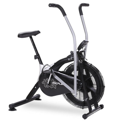 PROFLEX Air Bike Fan Resistance Exercise Fitness Home Gym Bicycle Black Pulse