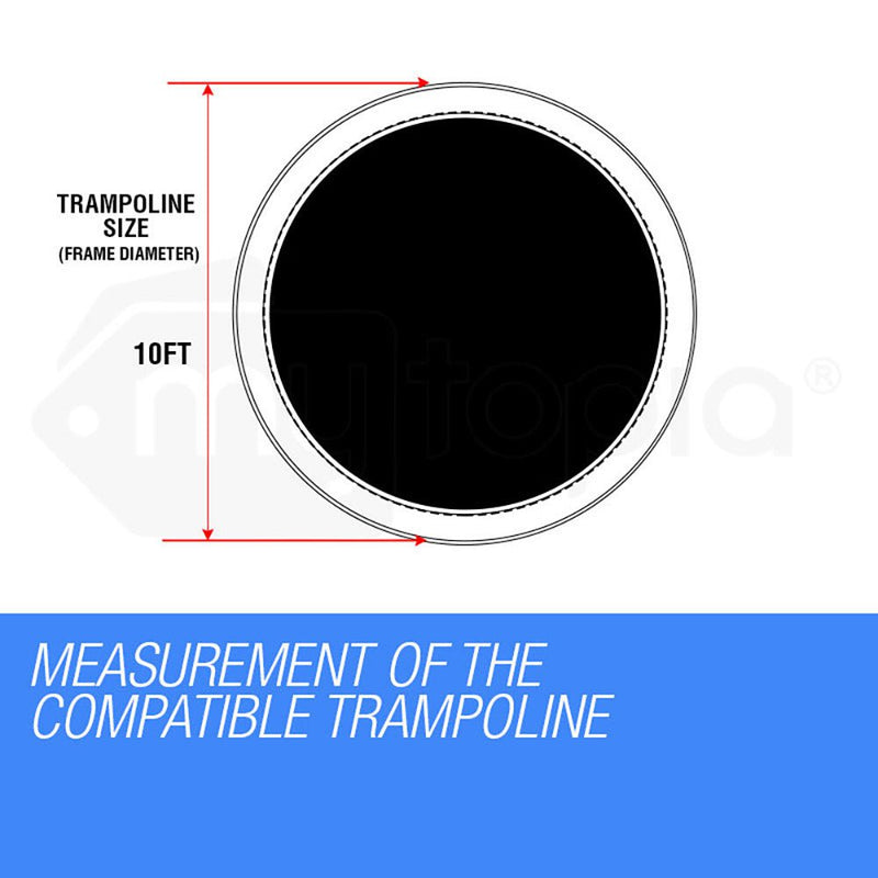 UP-SHOT Replacement Trampoline Inside Safety Net Spare Enclosure 10ft 8 Pole