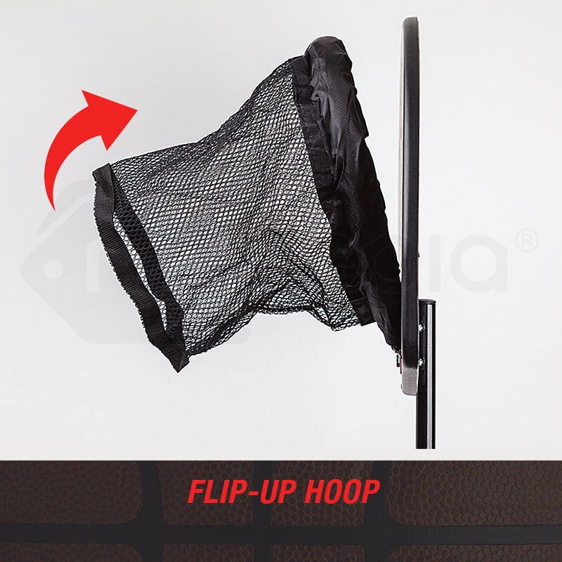 Up-Shot Trampoline Basketball Hoop Ring Backboard Ball Set Fits 10/12/14/15/16 ft