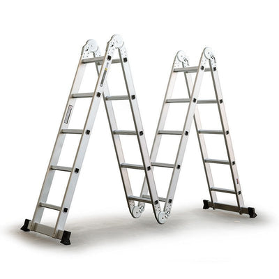 Bullet 5.8m Multipurpose Ladder Aluminium Extension Folding Adjustable Step