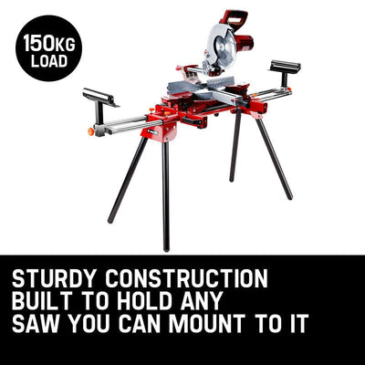 Baumr-AG Mitre Saw Stand Universal Adjustable Portable Drop Saw Bench Table
