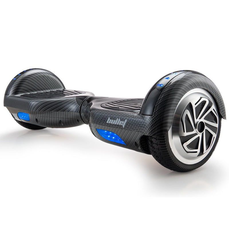 BULLET Hoverboard Electric Scooter 6.5 Inch Wheels Self Balancing Gen III Carbon Fiber Style