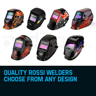 ROSSI Solar Auto Darkening Welding Helmet ARC/TIG/MIG Welder Machine Mask