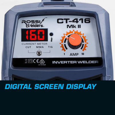 ROSSI CT-416 Welder Inverter TIG MMA ARC Plasma Cutter Welding Machine Portable