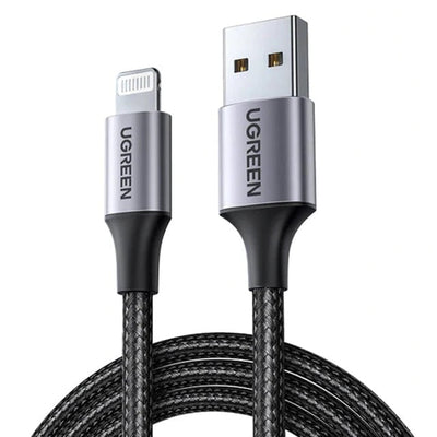 UGREEN USB-A to  Cable 1m (Aluminium case, Black) - 60156