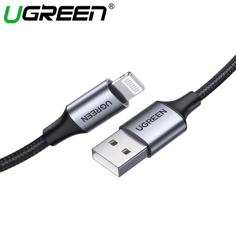 UGREEN USB-A to  Cable 1m (Aluminium case, Black) - 60156