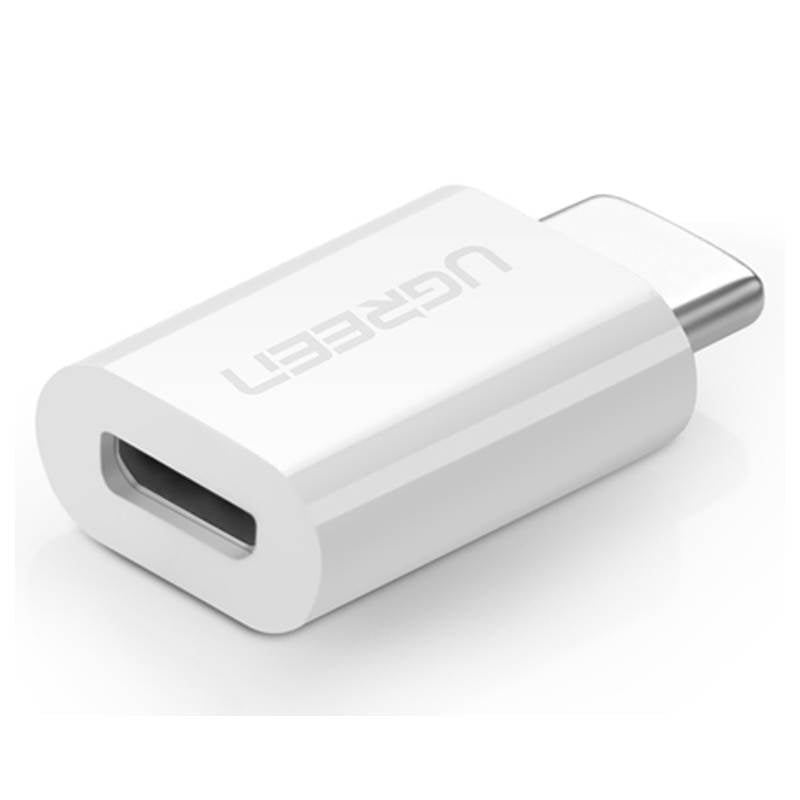 UGREEN Type-C to Micro USB OTG Adapter (White) - 30154