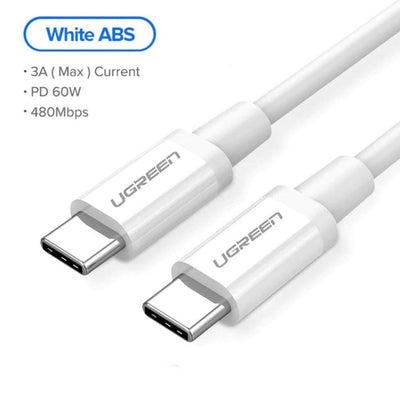 UGREEN USB-C to USB-C M/M Cable 1m (White) - 60518
