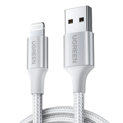 UGREEN USB-A to  Cable 1m (Aluminium case, Silver) - 60161