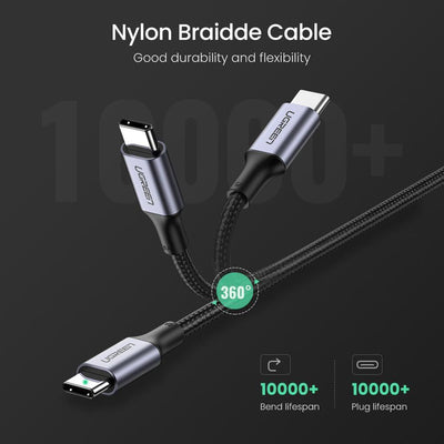 UGREEN Type C 2.0 Male To Type C 2.0 Male 5A Data Cable 2M -70429