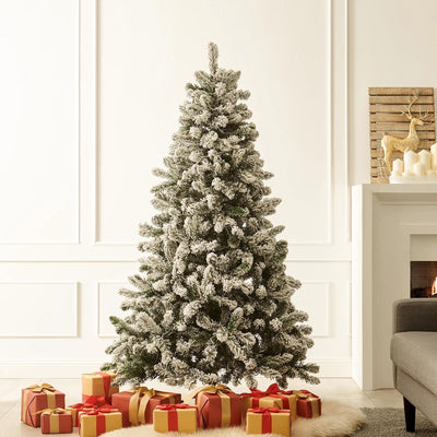 FESTISS 1.8m Christmas Tree with 250 LED Lights Warm White (Snowy) FS-TREE-09