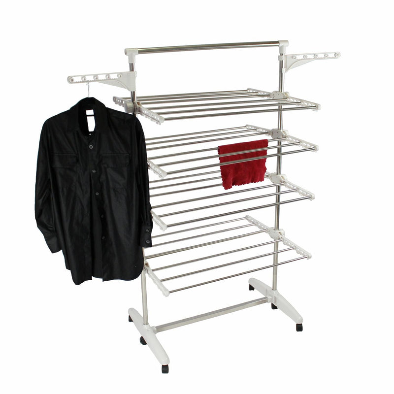 GOMINIMO Laundry Drying Rack 4 Tier (White) GO-LDR-101-JL