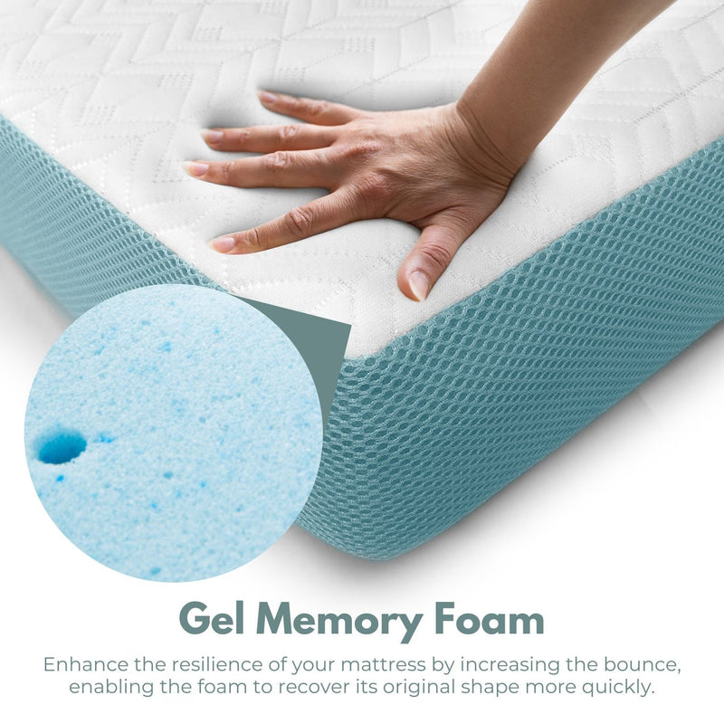 GOMINIMO Dual Layer Mattress Topper 3 inch with Gel Infused (Queen) GO-MTP-106