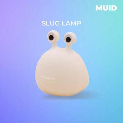 Muid Slug Night Lamp White HM--101-MUID